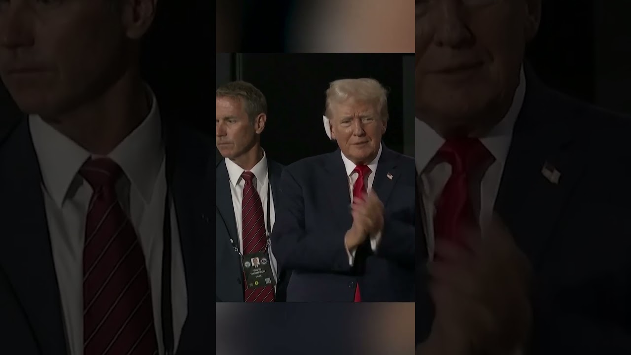 Donald Trump Makes First Public Appearance Since Shooting