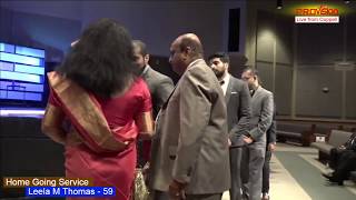 Leela M Thomas  |   Home Going Service