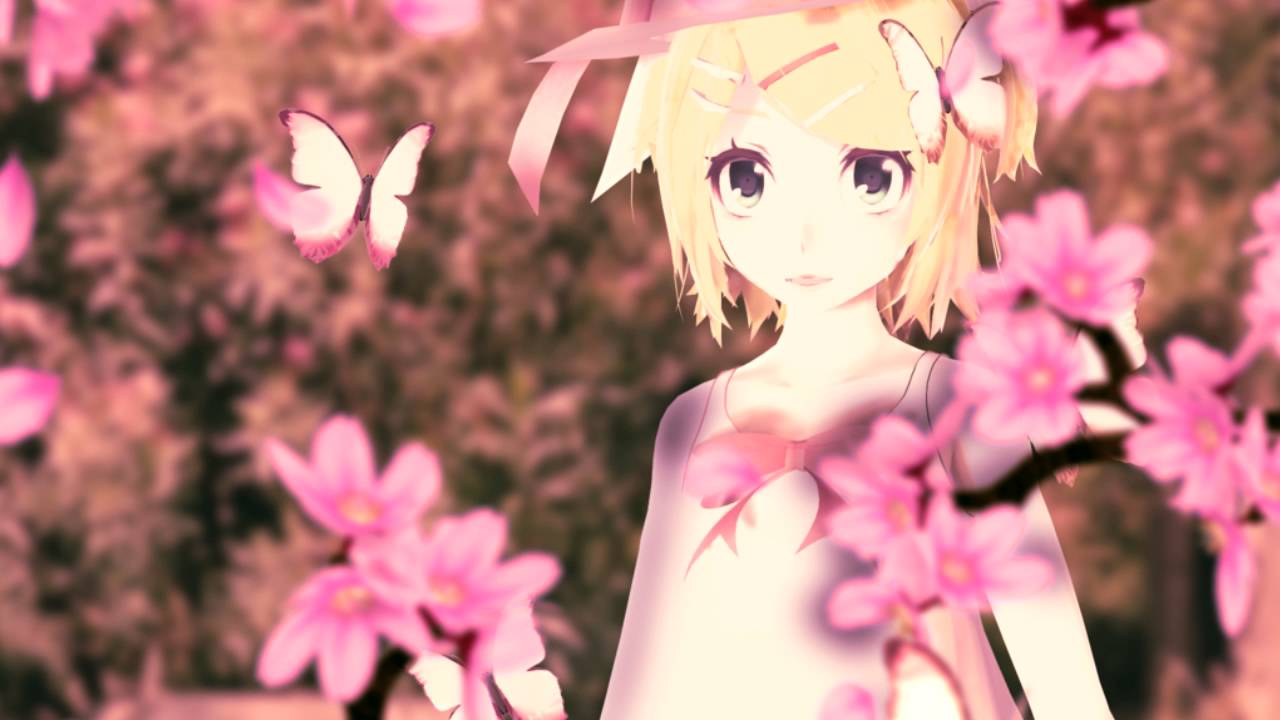 Kagamine Rin 花簪 Hanakanzashi Vocaloid Cover Youtube