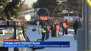 Pedestrian hit, killed by Metra train in Bensenville, MD-W line delayed, officials say