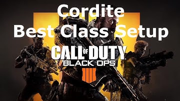 Cordite Submachine Gun Best Class Setup Weapon Guide Call of Duty Black Ops 4
