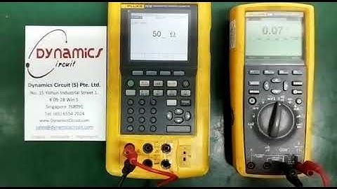 Fluke 741B Process Calibrator Repair & Calibration by Dynamics Circuit (S) Pte. Ltd.