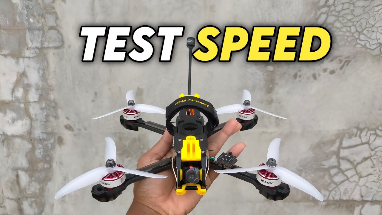 Test Speed Drone Fpv Mario 5 dji O4 Lite