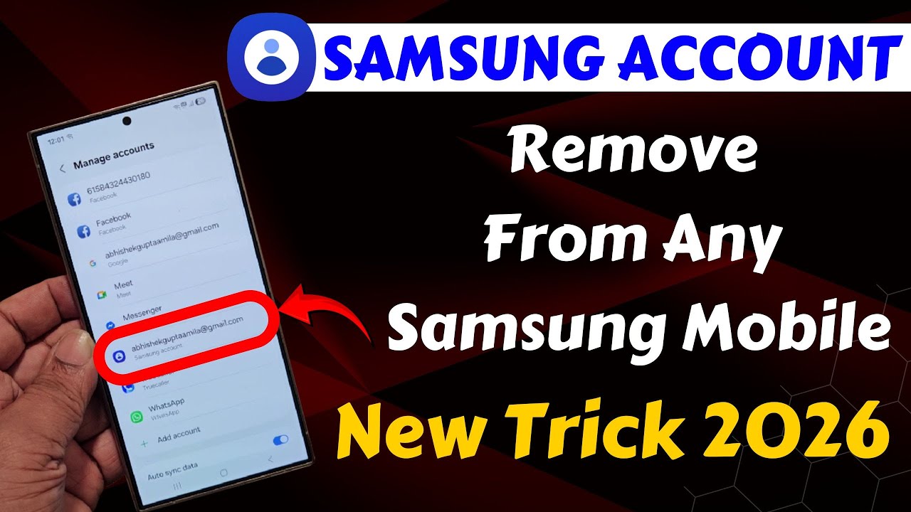 How to remove / delete Samsung Account from any Samsung mobile - Easy way to remove Samsung Account