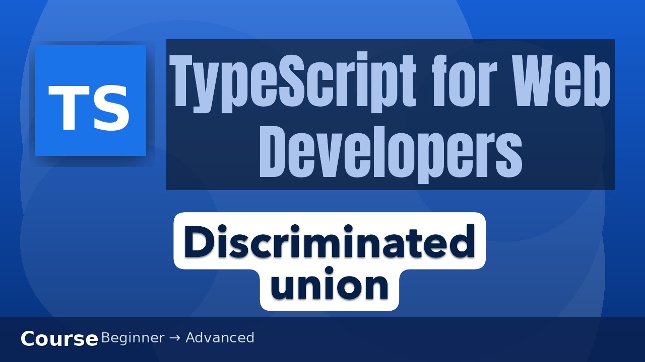 Discriminated Union in TypeScript - YouTube
