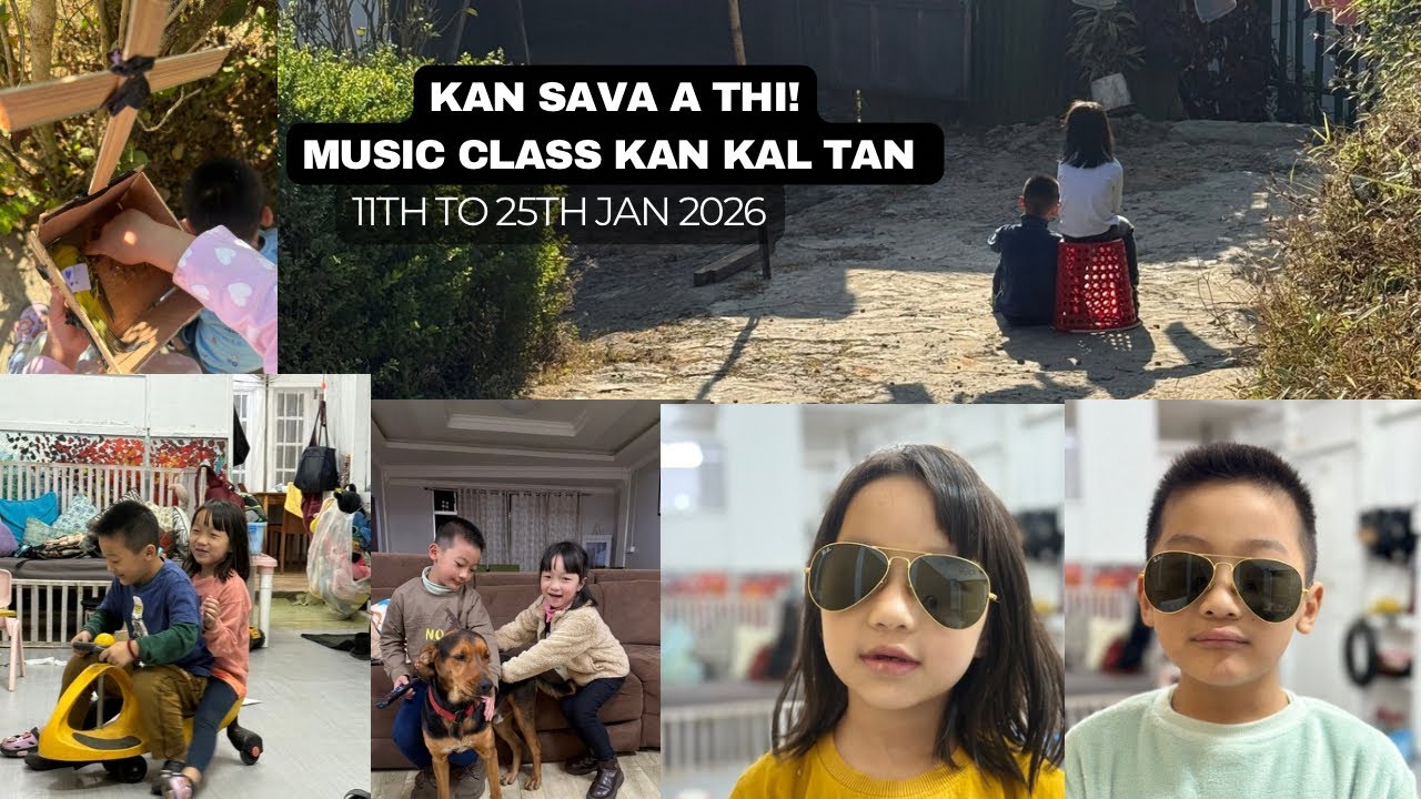 Music class kan kal ! Dog the cat 2 sava a thi |Pizza Sunday |11th to 25th Jan 2026 #mizovlog 