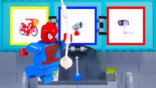 LEGO Experimental Spiderman Web Bike | Billy Bricks | WildBrain  Cartoon Super Heroes