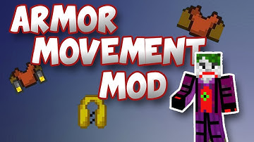 Minecraft Mod Showcase (Armor Movement Mod/Gadget Suit Mod)