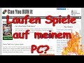 CanYouRunIt! - LAUFEN SPIELE AUF MEINEM PC? 🔥