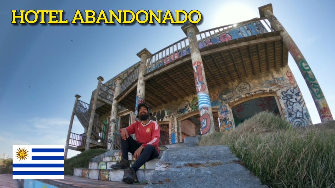 URUGUAY en BICICLETA , HOTEL SANTA MONICA, Laguna Garzón , Ruta 10