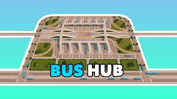 Building a huge Bus Hub in Cities: Skylines | Vanilla no mods tutorial!