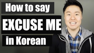 Excuse Me  in Korean | Learn Korean With Beeline