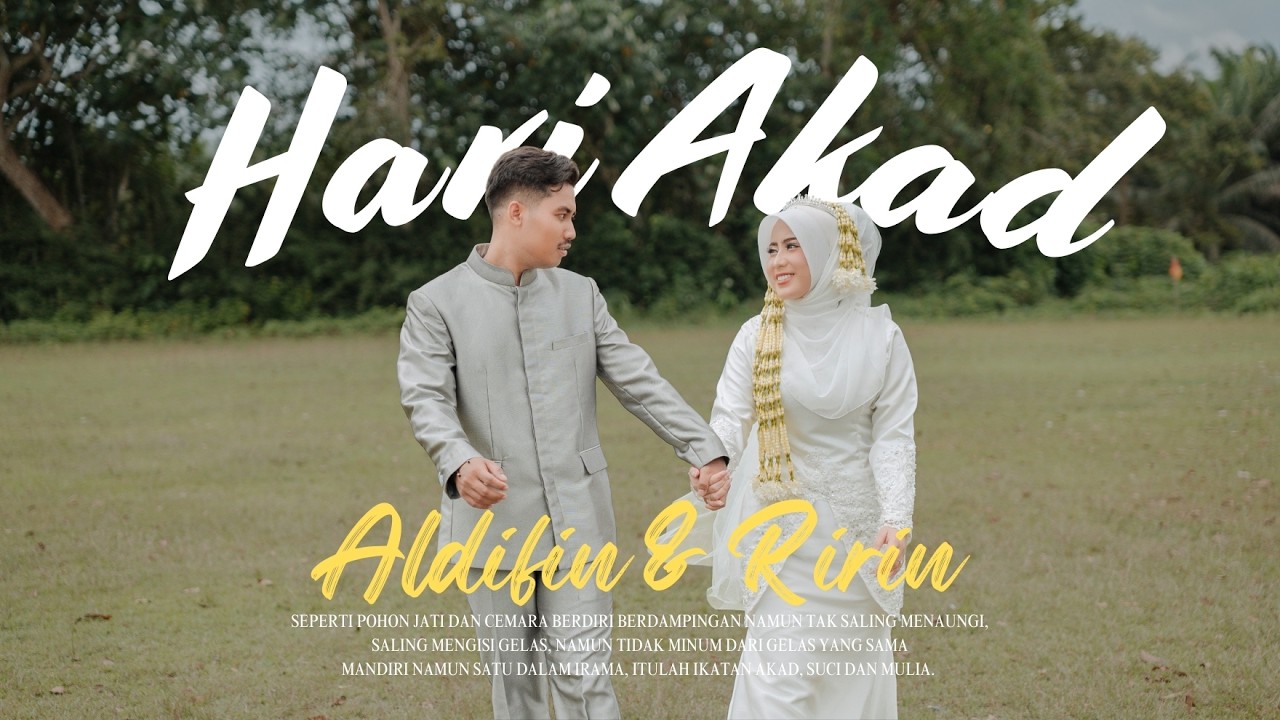 HARI AKAD Aldini & Ririn | Jumat 14 Februari 2026 | Shoot On Lumix S5ii Cinebase | Hybrid Shooter.