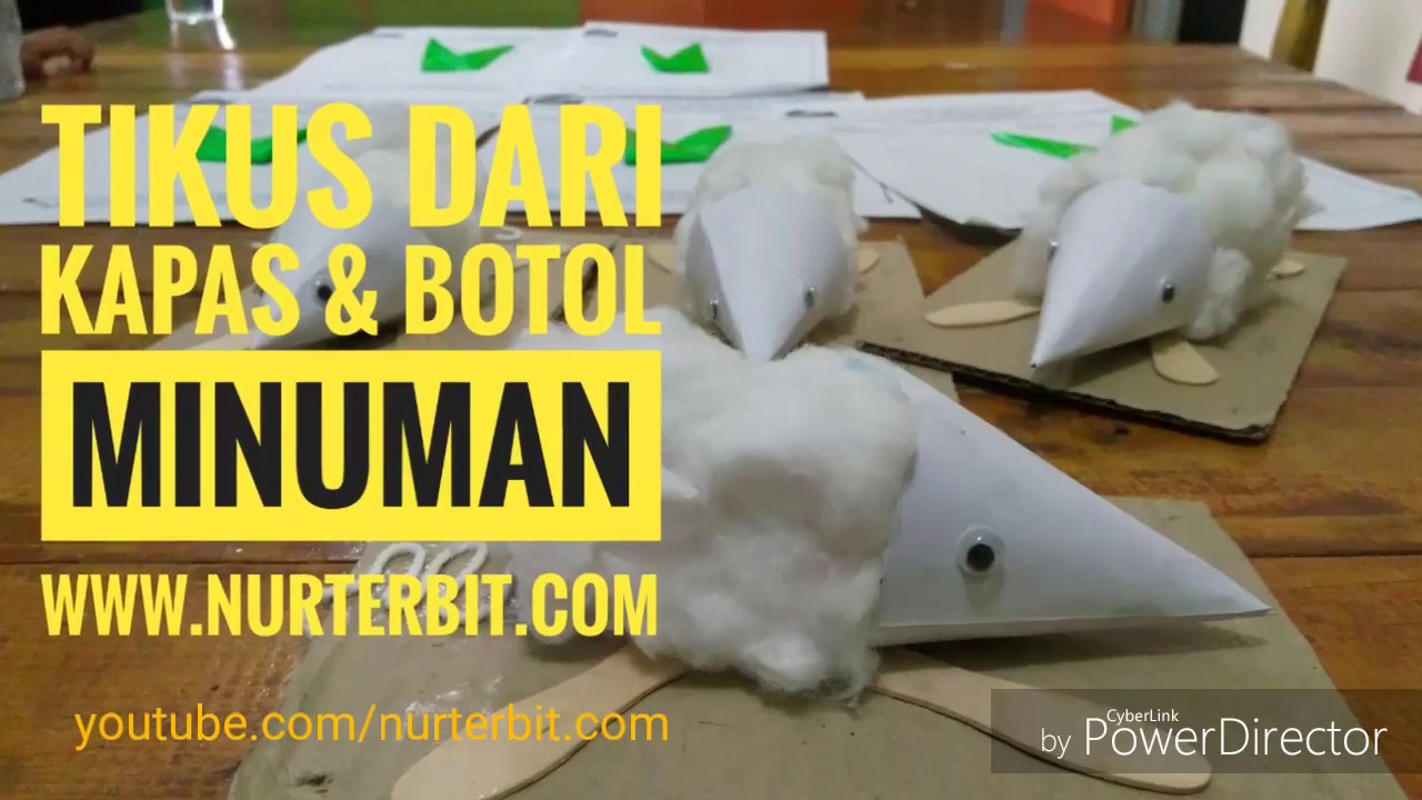  CARA  MEMBUAT  MAINAN  TIKUS Dari  Barang  Bekas  Kreativitas 