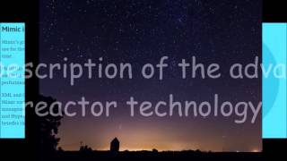 MIMIC CSTR Case Study Reactor Technology (UniKL MICET) 2015