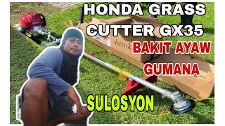 paano ayusin Ang ayaw umandar na Grass cutter napakadali lang pala