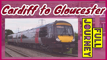 Cardiff Central to Gloucester***FULL JOURNEY***Cross Country 170 Turbostar (via Newport)