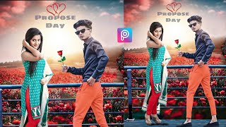 Propose Day photo editing | Velentine Day photo editing | PicsArt Editing | Prakash photo Editing screenshot 3