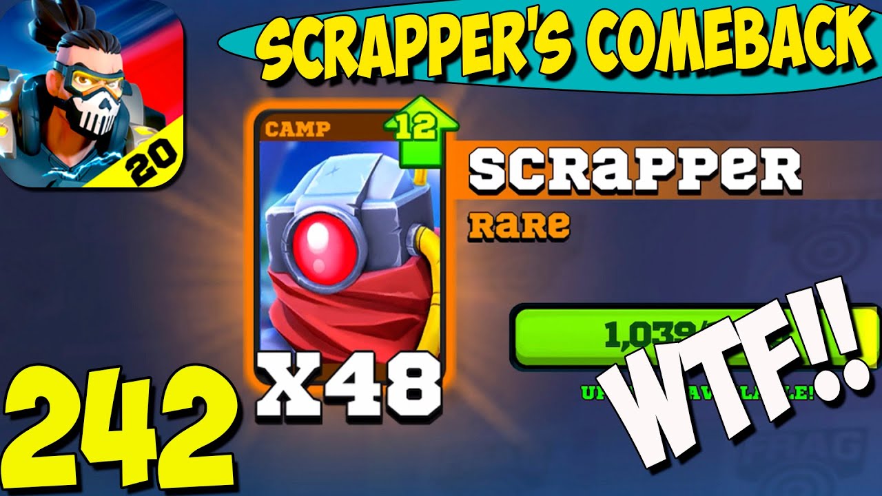 FRAG Pro Shooter - Walkthrough Gameplay part 242 - Scrapper's Comeback😨😱😱(iOS, Android)