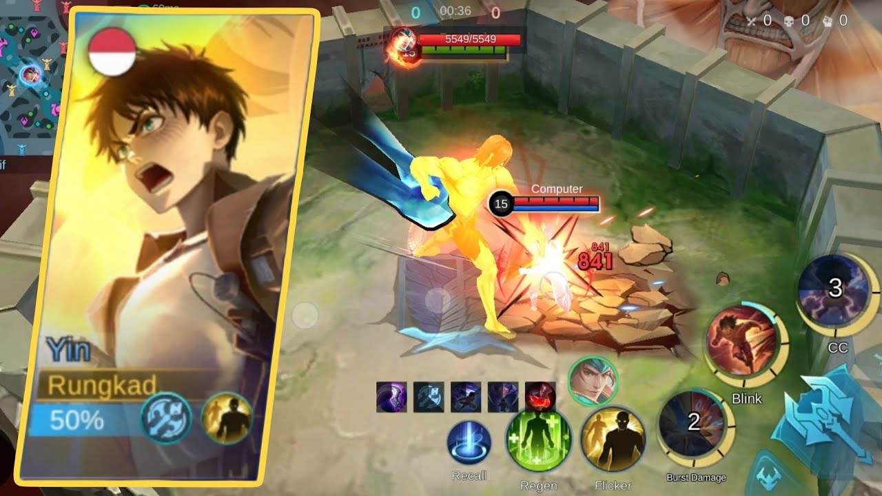 Script Skin Yin X Titan BigSize 