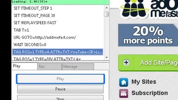 Hướng dẫn treo máy kiếm points Addmefast  không bị lỗi bằng IMacros