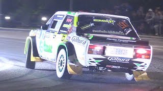 Paolo Diana SHOW at Rally Legend 2019!  Fiat 131 Racing Proto with Sequential Gearbox!