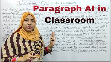 Paragraph " Artificial intelligence Or AI " বাংলা অর্থসহ | HSC & SSC exam |