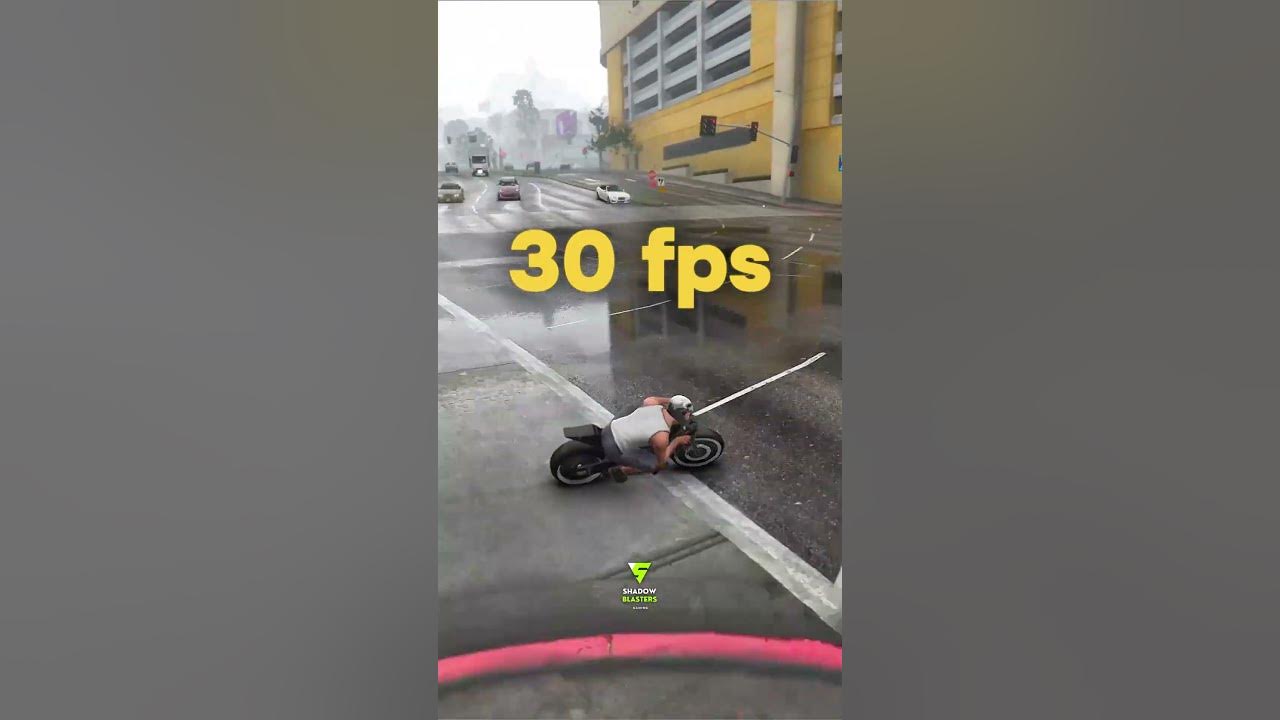 GTA 5 FPS Comparision #gta5 #shorts #shortsviral