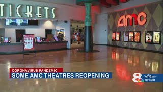 AMC reopens limited theaters