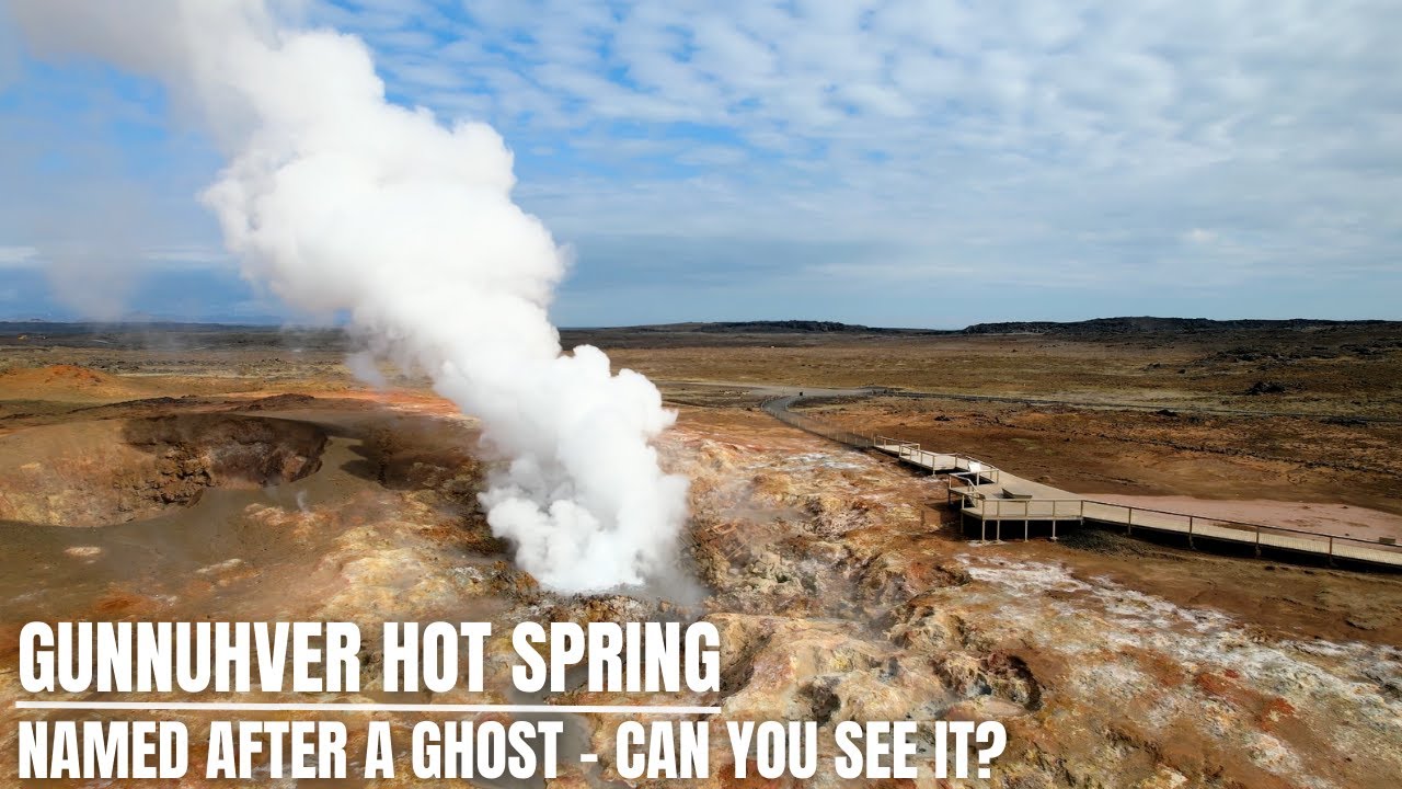 Gunnuhver - Legendary Hot Spring Area in Iceland Named after a Ghost — Gunnuhver, Iceland — video poster