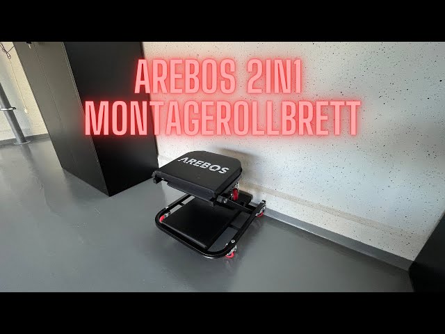 Aufbau YouTube I AREBOS Montagerollbrett - Anleitung I 2in1