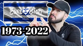 🇮🇱 ALL Israel Eurovision Songs 1973-2022 *REACTION*