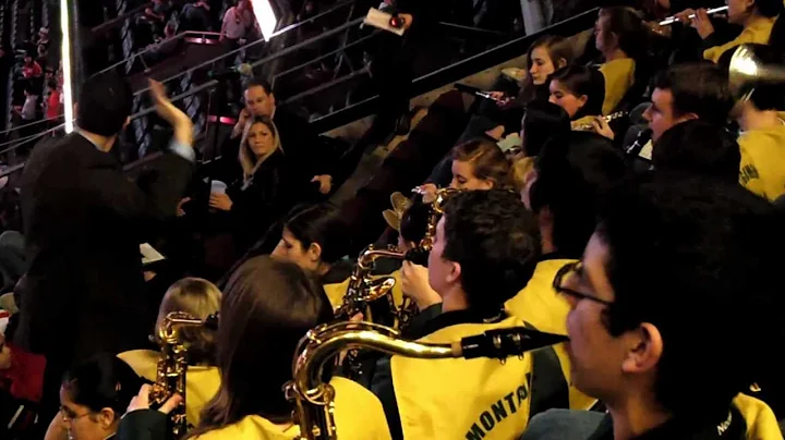 Montgomery H.S. Band 3/23/12 "Funky Town" Performance At New Jersey Devils Game