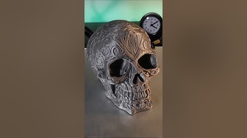 Celtic Skull 3D Print Timelapse