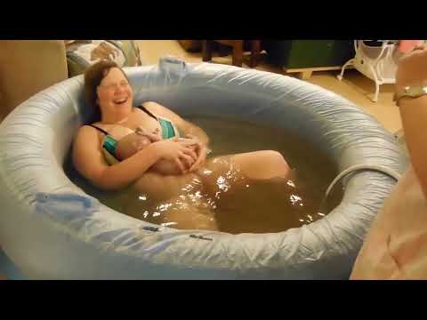 Amazing Unassisted Home Water Birth Baby Delivery