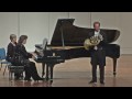 "Romance" by Camille Saint Saens plays Eric Ruske