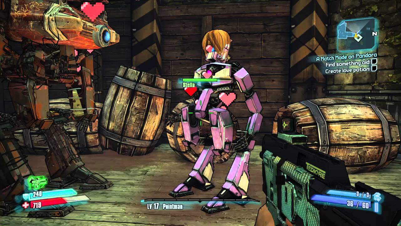 Borderlands HC: ROBOT PORN!!!! Game Vids YouTube