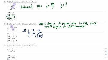 MAC1105 Chapter 3 Practice Test 33-35