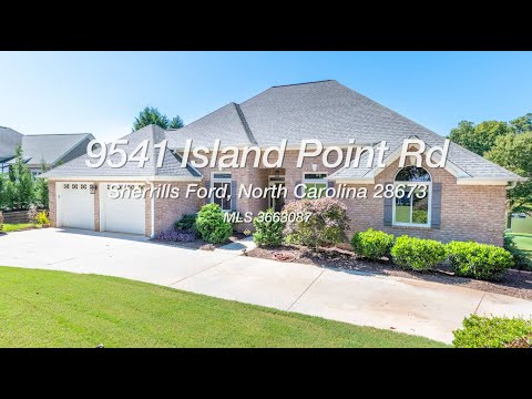 9541 Island Point, Sherrills Ford, NC home video tour