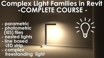 Complex Light Families in Revit (COMPLETE COURSE)