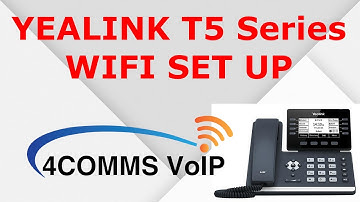 Yealink T5 Series Handset Wifi Set up