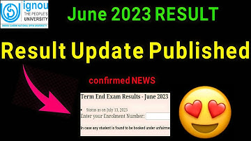 ignou june 2023 result next update information | ignou result update 2023