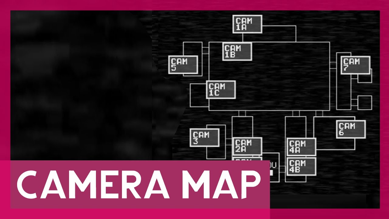 Always Open] Here's the camera map. The circles are where the cameras will  be located. Camera locations MAY change. : r/fivenightsatfreddys