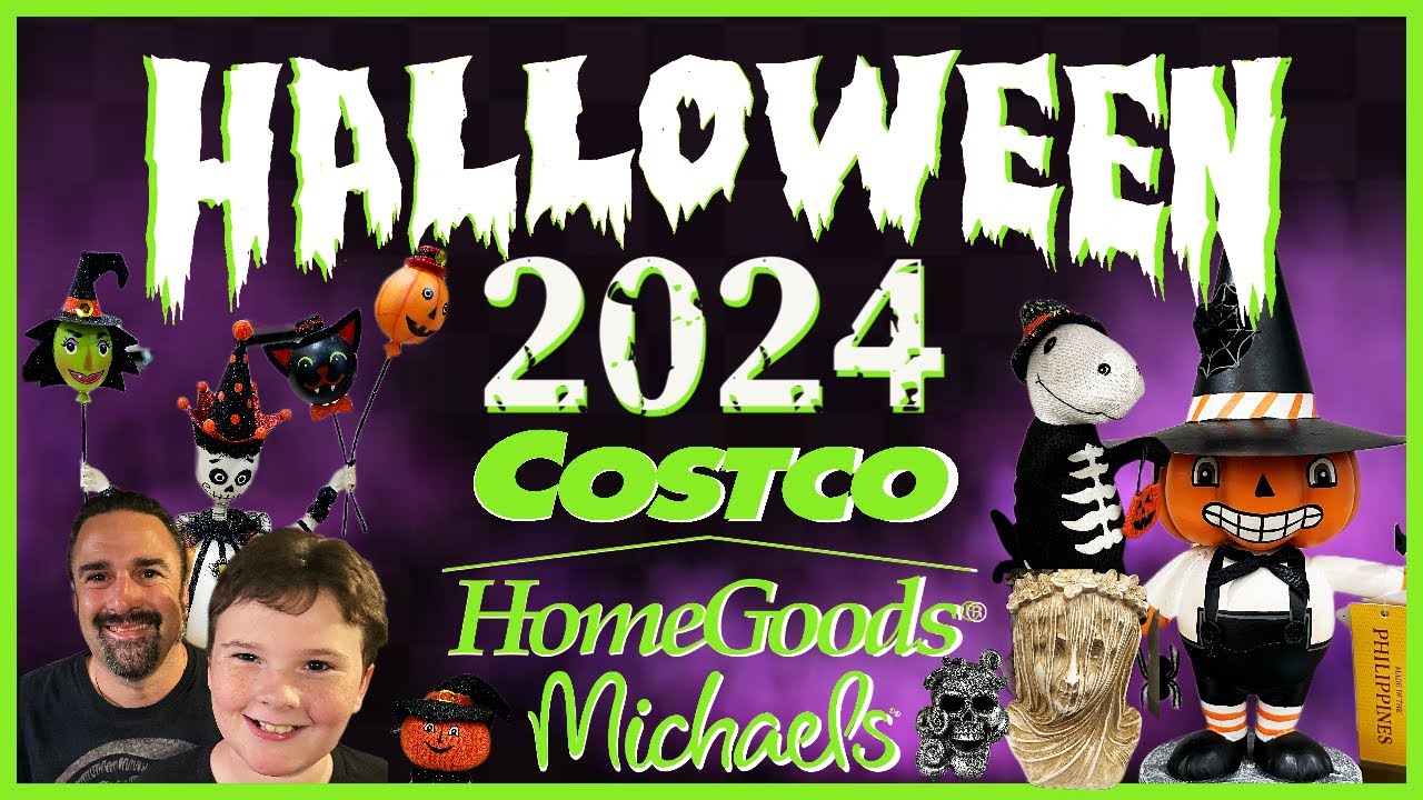 HomeGoods Michaels & Costco Halloween 2024 New Decor! Code Orange Home Goods Shopping Walkthrough