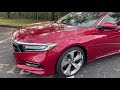 2018 Honda Accord Touring 1.5T Sedan Red