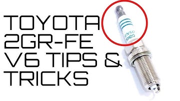 TOYOTA LEXUS 3.5L SPARK PLUGS 2GR-FE REPLACEMENT  Sienna Avalon Venza RX 350 450h - TIPS AND TRICKS