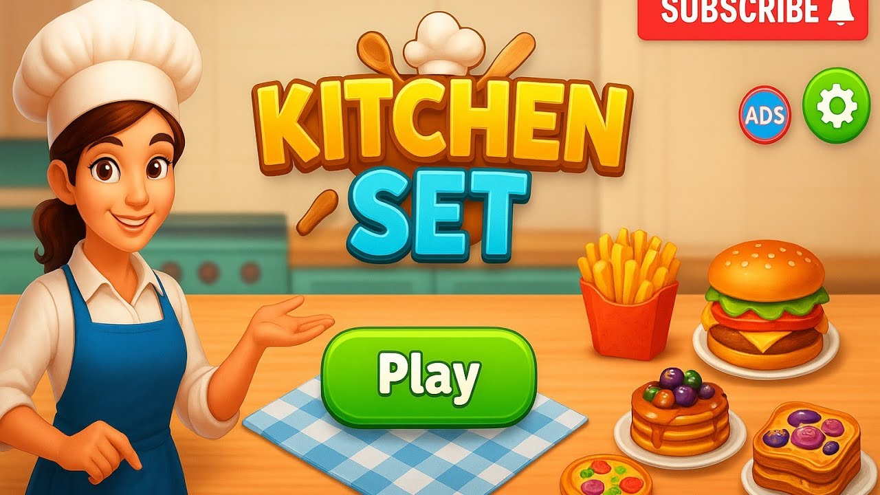 Kitchen Set Cooking Game | Fast Food Cooking Challenge Gameplay | New ...