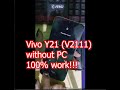 Tutorial Hard Reset Vivo Y21 (V2111) Lock Screen / Terkunci Layar