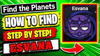 How to find ESVANA in Find The Planets! (Step-by-Step Badge Guide) (Updated Version)
