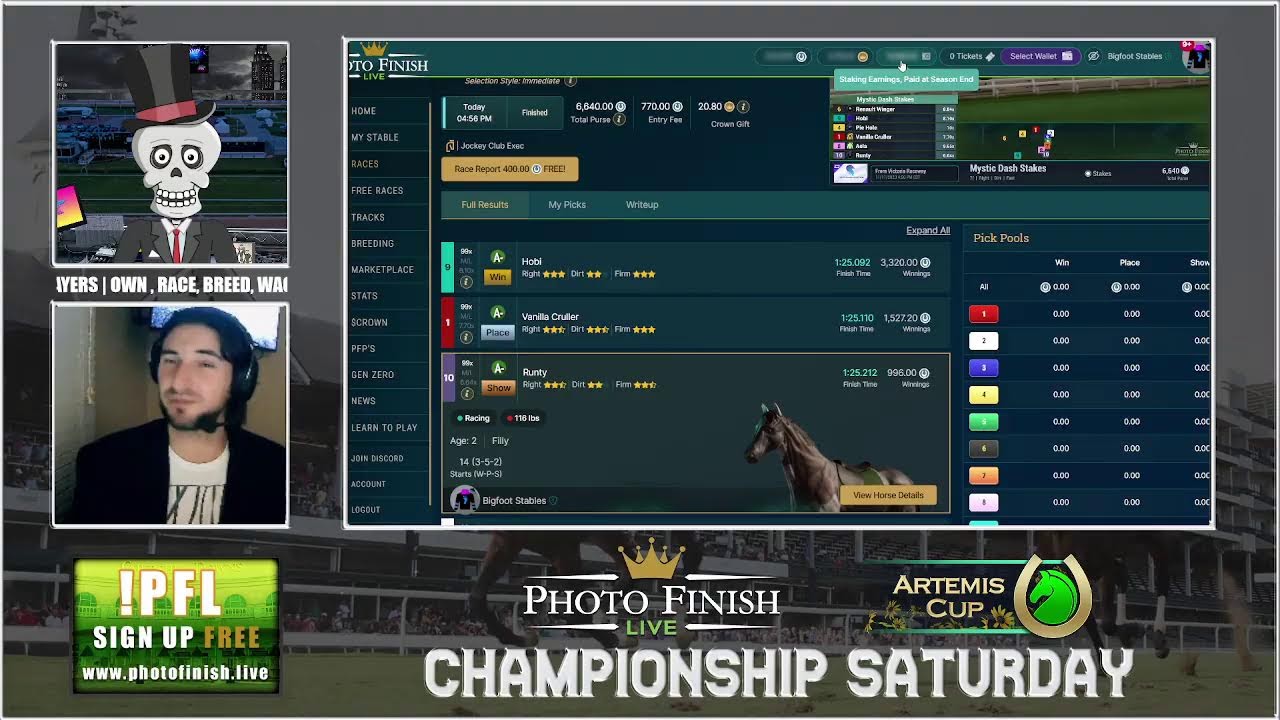 Virtual Horse Racing LIVE Race Calls | REAL MONEY | OWN | BREED | WAGER